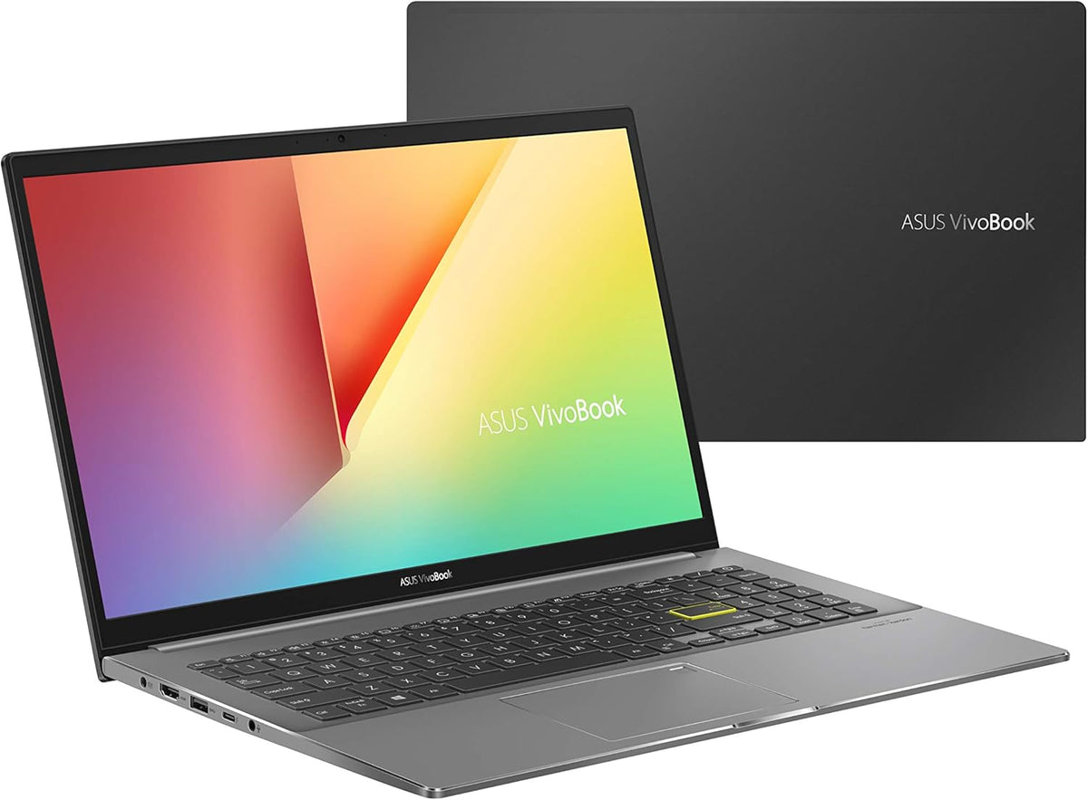 ASUS VivoBook S15 S533 Thin and Light Laptop, 15.6” FHD Display, Intel Core i7 Processor, 8GB DDR4 RAM, 512GB PCIe SSD, Wi-Fi 6, Windows 11 Home, Indie Black, S533EA-AS79-CA - PuriLite