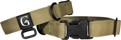 GOOSEMAN’S Gear - Dog Collar Medium and Large Breed - Made in Canada - Military Grade Buckle (Collier Pour Chien) (Ranger Green, X-Large) - PuriLite