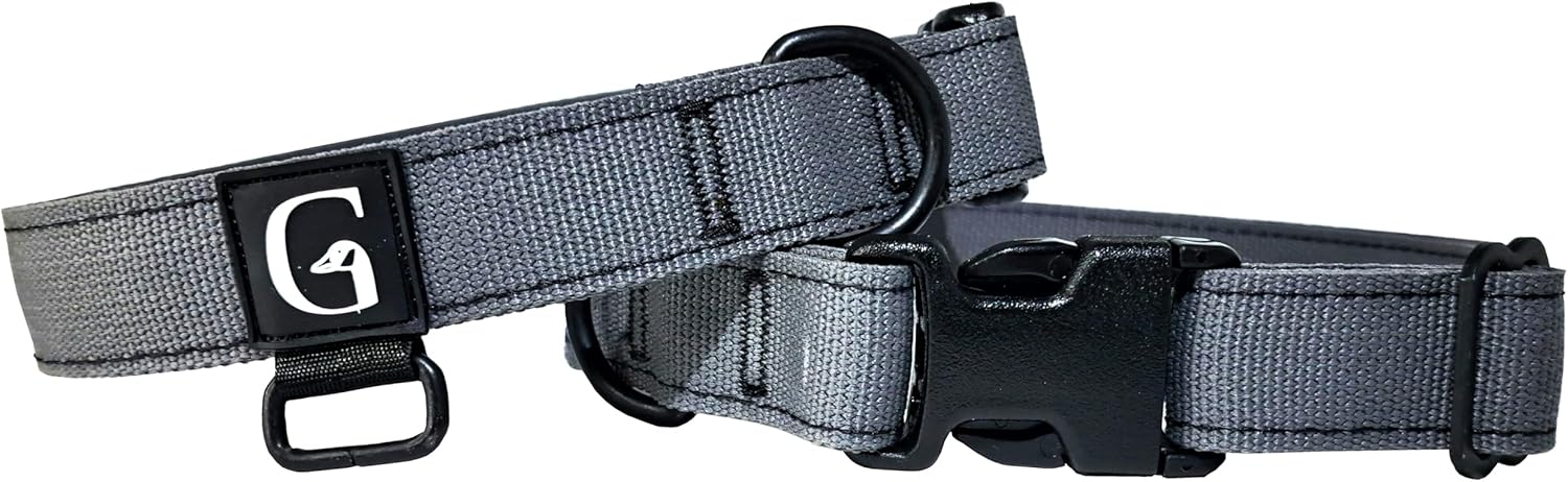 GOOSEMAN’S Gear - Dog Collar Medium and Large Breed - Made in Canada - Military Grade Buckle (Collier Pour Chien) (Ranger Green, X-Large) - PuriLite