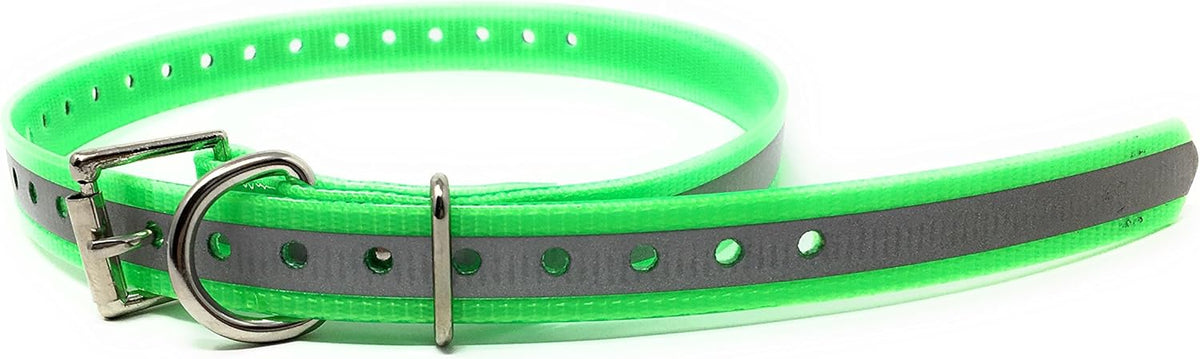 Replacement Strap for Dogtra Collars - 3/4" Wide Ultra-Durable Dog E-Collar Replacement for Training, Bark, Shock, Electric, and GPS Collars - 28" Adjustable Length Solid Black - PuriLite