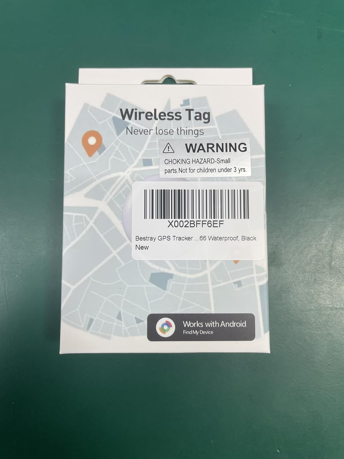 Bestray GPS Tracker Android, Air Smart Tag Compatible with Google Find My (Android Only), Key Finder for Keys, Luggage, Suitcase, Wallet, IP66 Waterproof, 4 Pack - PuriLite