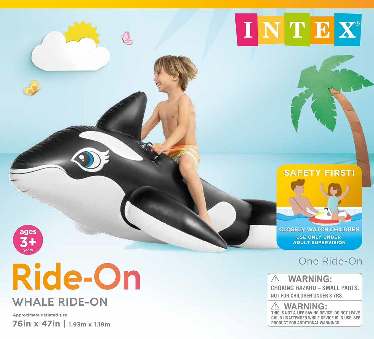 Intex Inflatable Pool and Lake Floats – Inflatable Rafts, Loungers & Ride-Ons - PuriLite