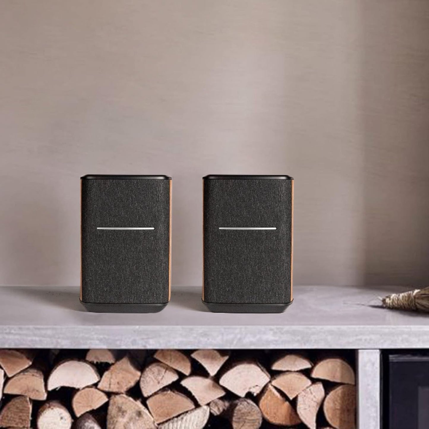 Edifier WiFi Smart Speaker Without Microphone, Works with Alexa, Supports AirPlay 2, Spotify , Tidal Connect, 40W RMS One-Piece Wi-Fi and Bluetooth Sound System, No Mic, MS50A - PuriLite