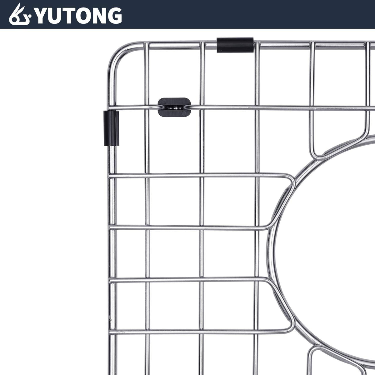 Yutong Kitchen Stainless Steel Sink Bottom Grid with Small Rounded Corner (27.5" x 15.5") - PuriLite