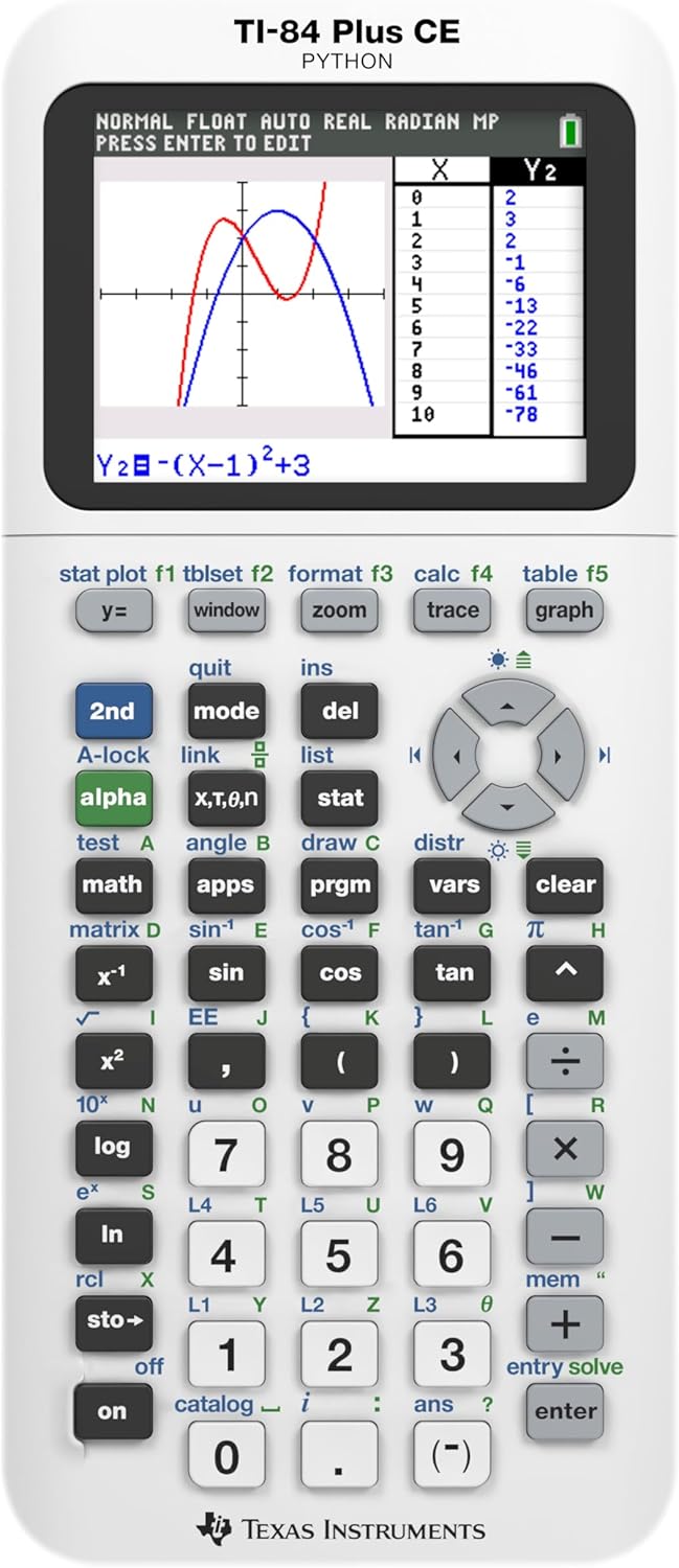 Texas Instruments TI-84 Plus CE Pink Graphing Calculator - PuriLite
