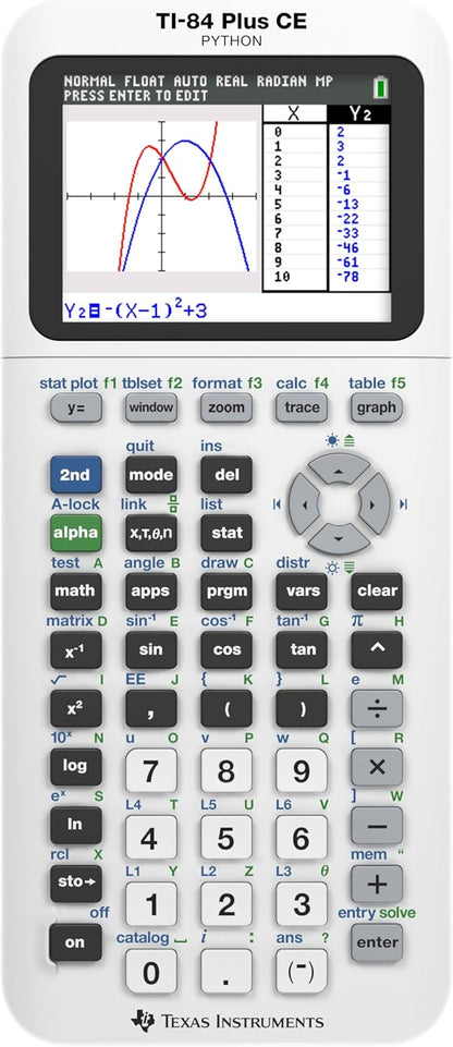 Texas Instruments TI-84 Plus CE Pink Graphing Calculator - PuriLite