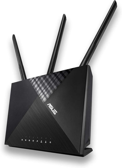 ASUS AC1750 WiFi Router (RT-AC65) - Dual Band Wireless Internet Router, Easy Setup, Parental Control, USB 3.0, AiRadar Beamforming Technology extends Speed, Stability & Coverage, MU-MIMO - PuriLite