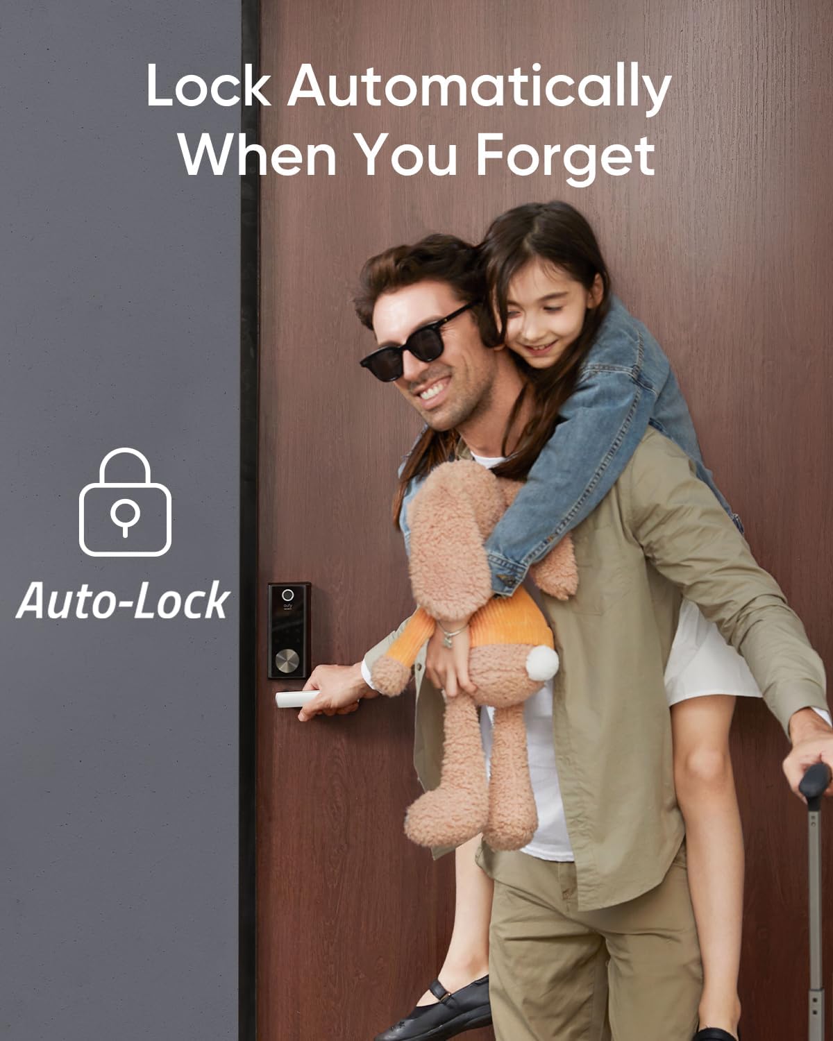 eufy Security Smart Lock S230 - Keyless Fingerprint Lock with Wi-Fi, Remote Access, IP65 Weatherproof, BHMA Certified (E130 Updated Version) - PuriLite