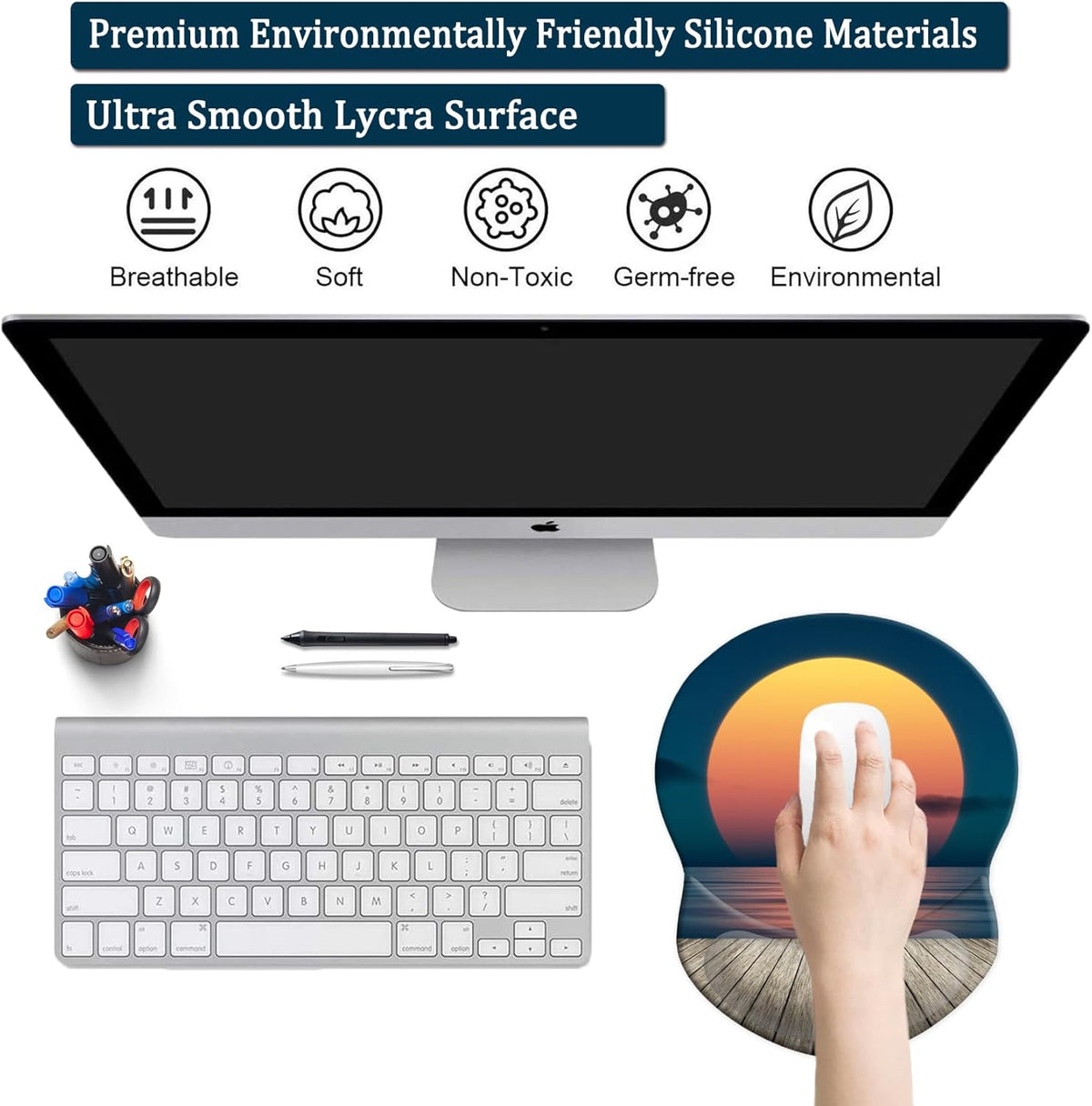Purilite Select Ergonomic Mouse Pad - PuriLite