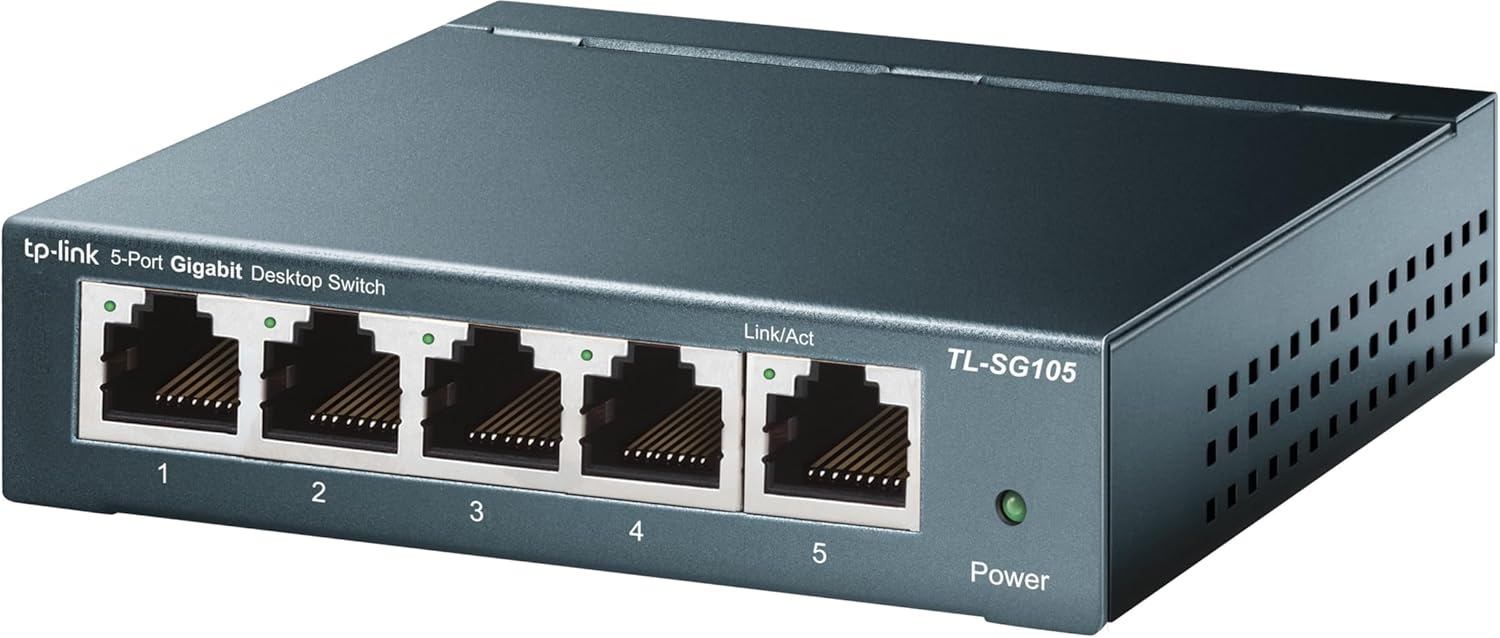TP-Link TL-SX1008 | 8 Port 10G/Multi-Gig Unmanaged Ethernet Switch | Desktop/Rackmount | Plug & Play | Sturdy Metal Casing | Limited Lifetime Protection | Speed Auto-Negotiation - PuriLite