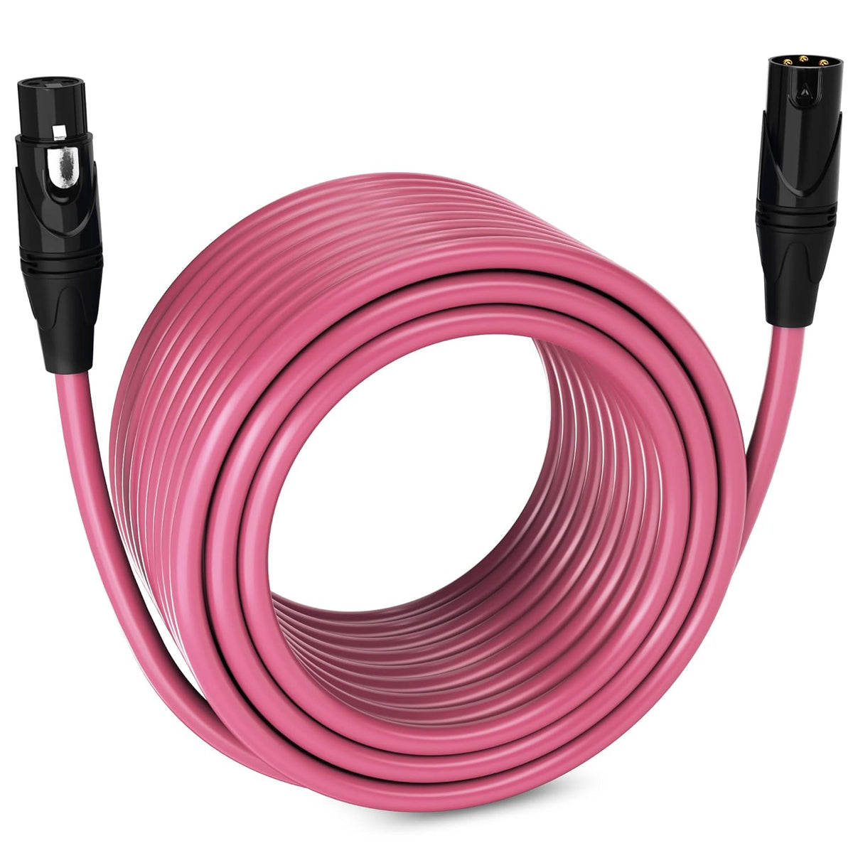 LyxPro 6 Feet XLR Microphone Cable Balanced Male to Female 3 Pin Mic Cord for Powered Speakers Audio Interface Professional Pro Audio Performance and Recording Devices - Blue - PuriLite