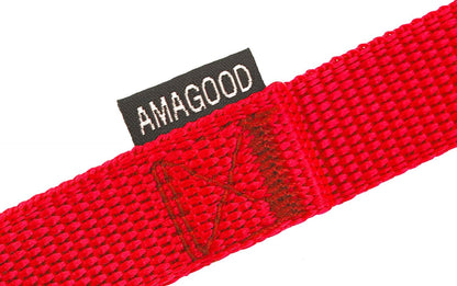 AMAGOOD Dog/Puppy Obedience Recall Training Agility Lead-15 ft 20 ft 30 ft 50 ft Long Leash-for Dog Training,Tie Out,Play,Safety,Camping (15 feet, Black) - PuriLite
