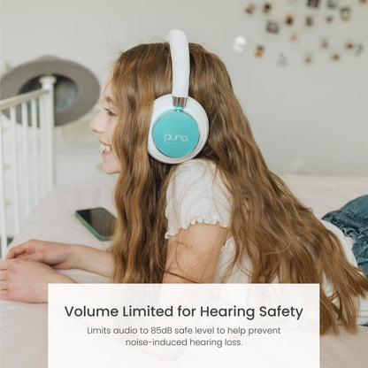 Puro Sound Labs BT2200 Plus Volume Limited Kids’ Bluetooth Headphones (Blue) - PuriLite