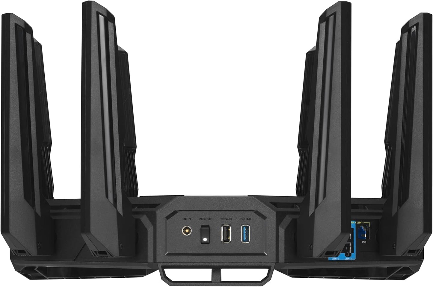 ASUS ROG Rapture WiFi 6E Gaming Router (GT-AXE16000) - Quad-Band, 6 GHz Ready, Dual 10G Ports, 2.5G WAN Port, AiMesh Support, Triple-Level Game Acceleration, Lifetime Internet Security, Instant Guard - PuriLite