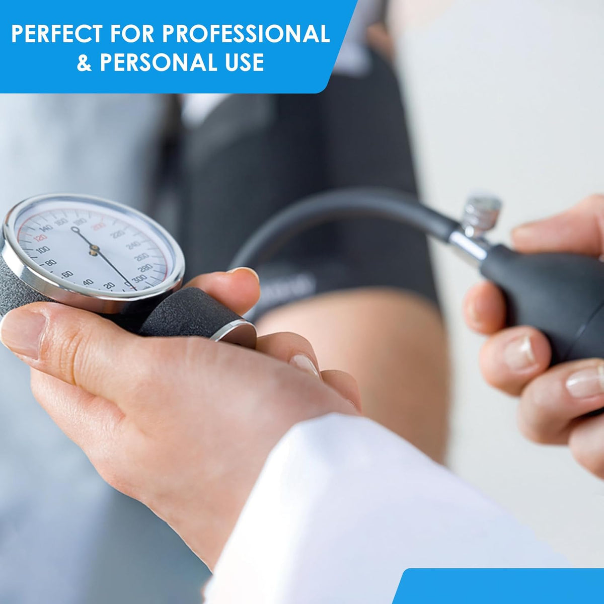 Primacare DS-9192 Aneroid Sphygmomanometer Adult Blood Pressure Kit - PuriLite