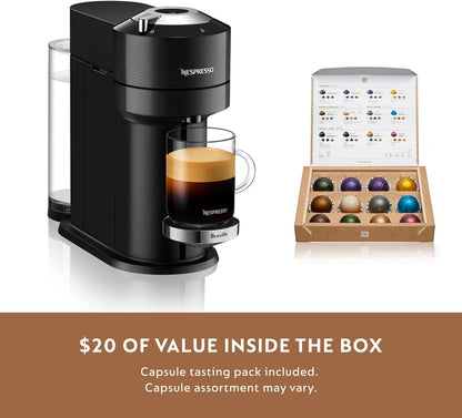 Nespresso Vertuo Next Coffee and Espresso Machine by Breville with Aeroccino Milk Frother - Light Grey - PuriLite
