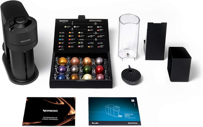 Nespresso Vertuo Next Coffee and Espresso Machine by Breville with Aeroccino Milk Frother - Light Grey - PuriLite