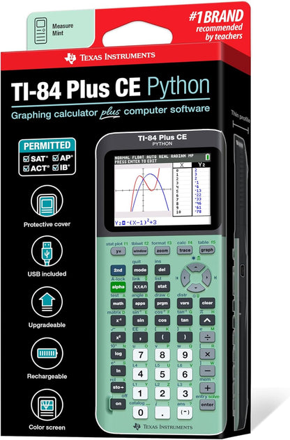 Texas Instruments TI-84 Plus CE Pink Graphing Calculator - PuriLite