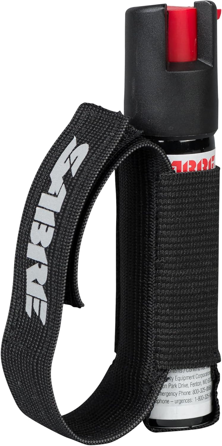 SABRE Protector 22-Gram Dog Spray with Adjustable Running Hand Strap, 14 Second Total Spray Time, 3.5-Meter Range, Humane Dog Attack Deterrent, Maximum Strength Allowed by Health Canada - PuriLite