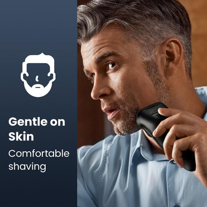 Purilite Select Electric Razor for Men Cordless – Wet/Dry Rotary Shaver Waterproof - PuriLite
