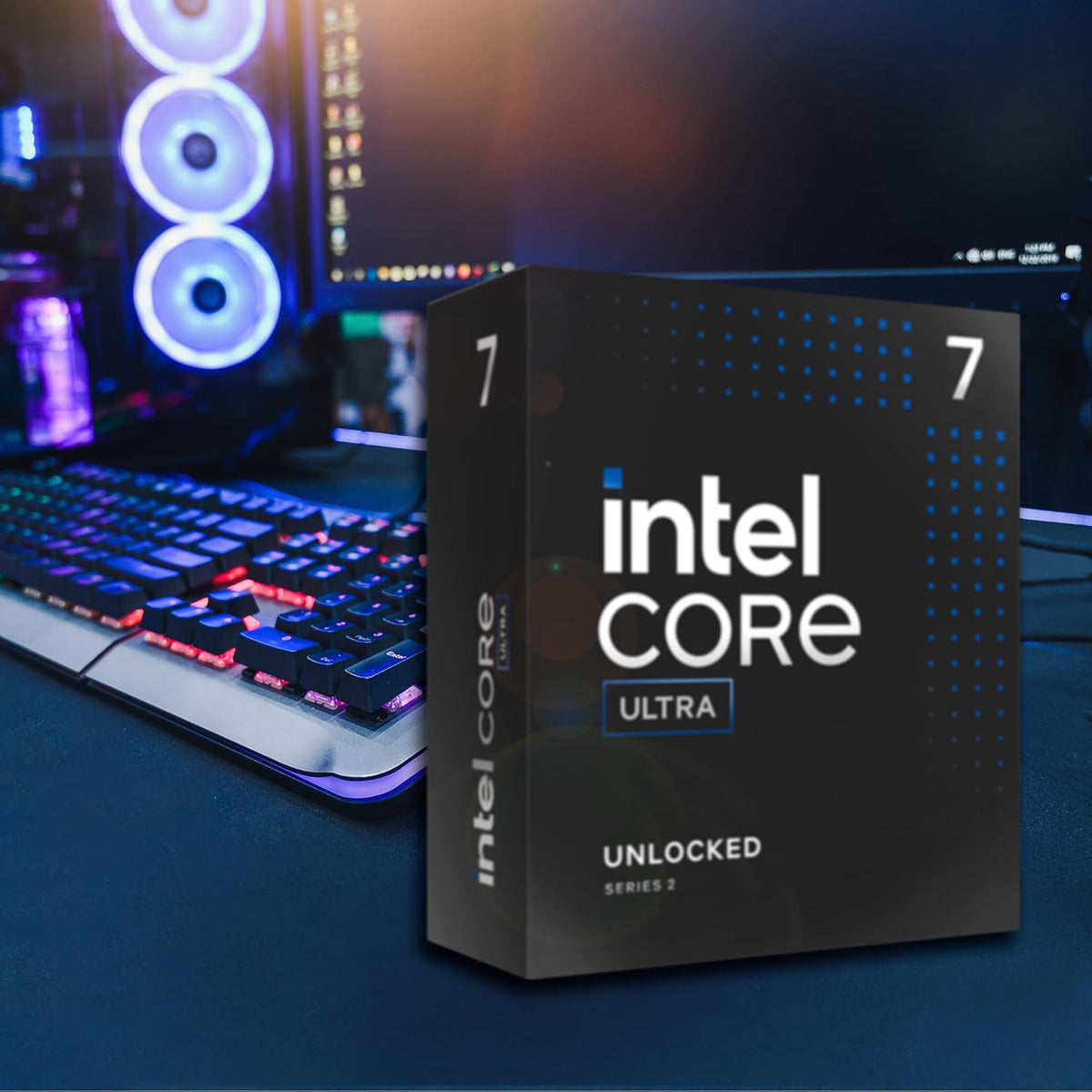 Intel Core Ultra 7 Desktop Processor 265K - 20 cores (8 P-cores + 12 E-cores) up to 5.5 GHz - PuriLite