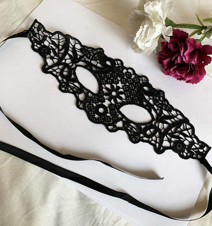 Mordarli Sexy Masquerade Mask for Women Lace Eye Mask for Halloween Costume Party - PuriLite