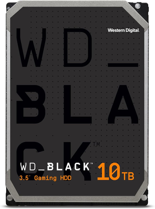 Western Digital 10TB WD_Black Performance Internal Hard Drive HDD - 7200 RPM, SATA 6 Gb/s, 512 MB Cache, 3.5" - WD102FZBX - PuriLite