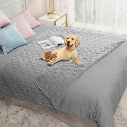 Ameritex Waterproof Dog Bed Cover Pet Blanket for Furniture Bed Couch Sofa Reversible - PuriLite