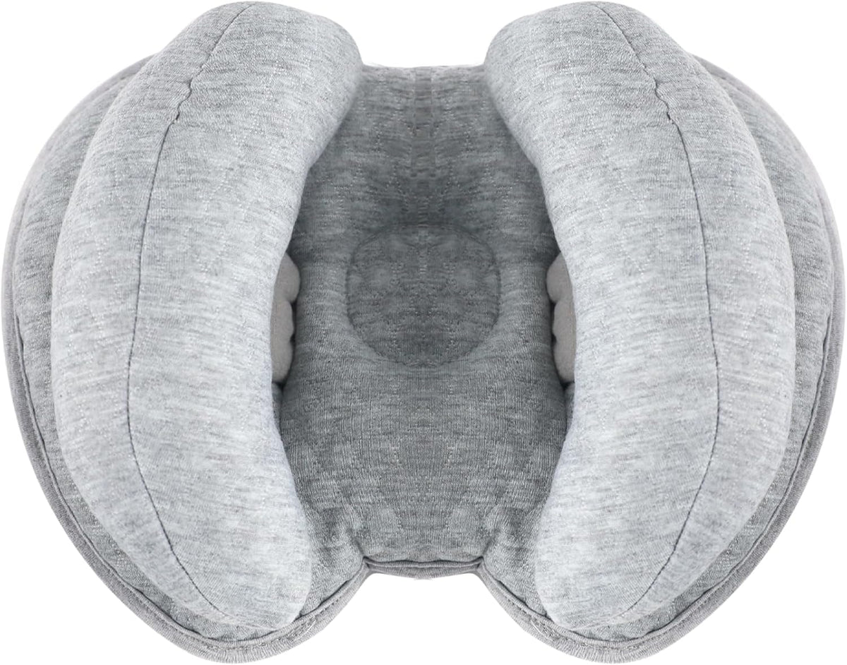 KAKIBLIN 2 in 1 Baby Head Pillow with Banana Neck Pillow for 3 Months to 8 Months Baby Travel Pillow for Stroller or Bed - PuriLite