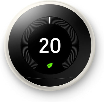 nest Learning Thermostat, 3rd Generation (Works with Amazon Alexa), Stainless Steel - PuriLite