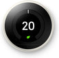 nest Learning Thermostat, 3rd Generation (Works with Amazon Alexa), Stainless Steel - PuriLite