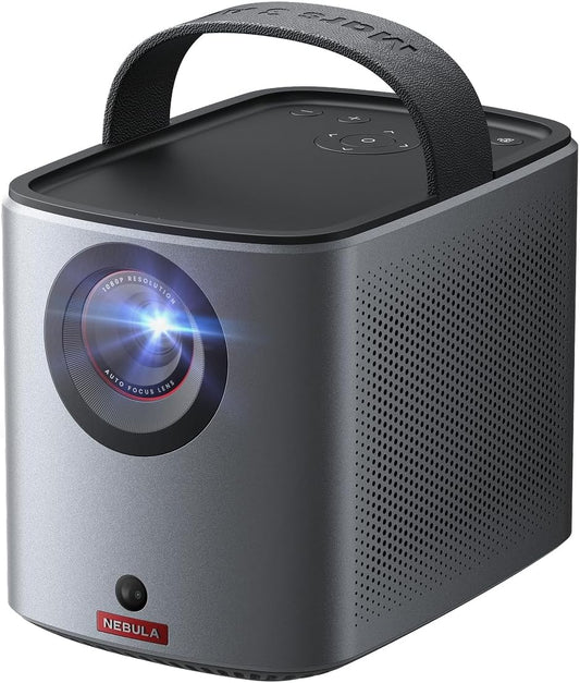 NEBULA Mars 3 Air GTV Projector - Netflix Officially Licensed, 400 ANSI-Lumen Brightness, Native 1080P, Dolby Digital Sound,150-Inch Picture, Built-in Battery for 2.5 Hours of Playtime Anywhere. - PuriLite