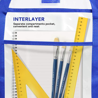 ZKOO Bulletin Board Poster Storage, Extra-Large Storage Chart Bag 30" x 24", Bulletin Board Sheet Organization (30" X 24")
