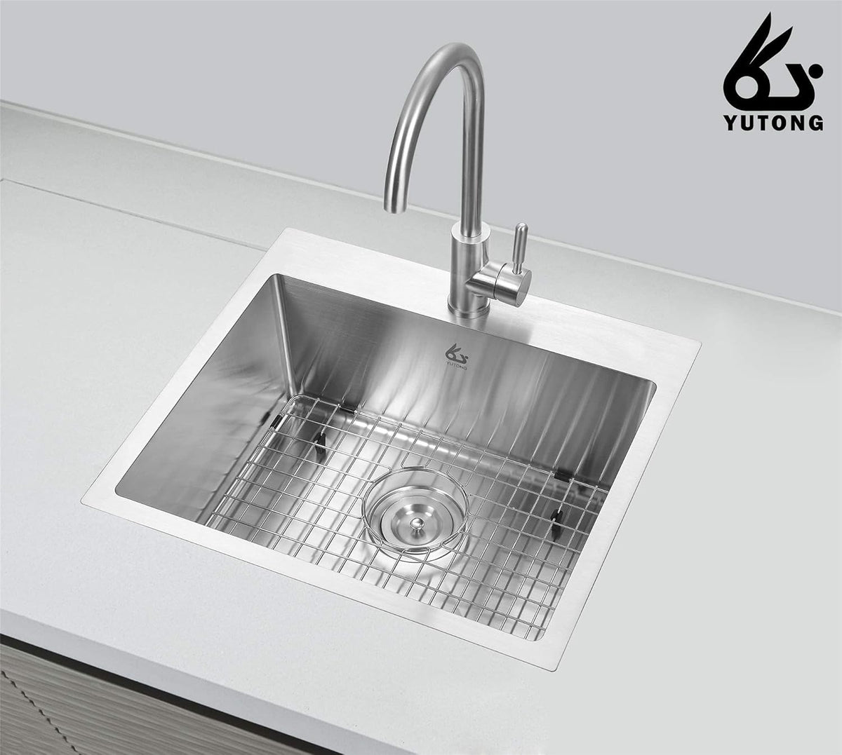 Yutong Kitchen Stainless Steel Sink Bottom Grid with Small Rounded Corner (27.5" x 15.5") - PuriLite