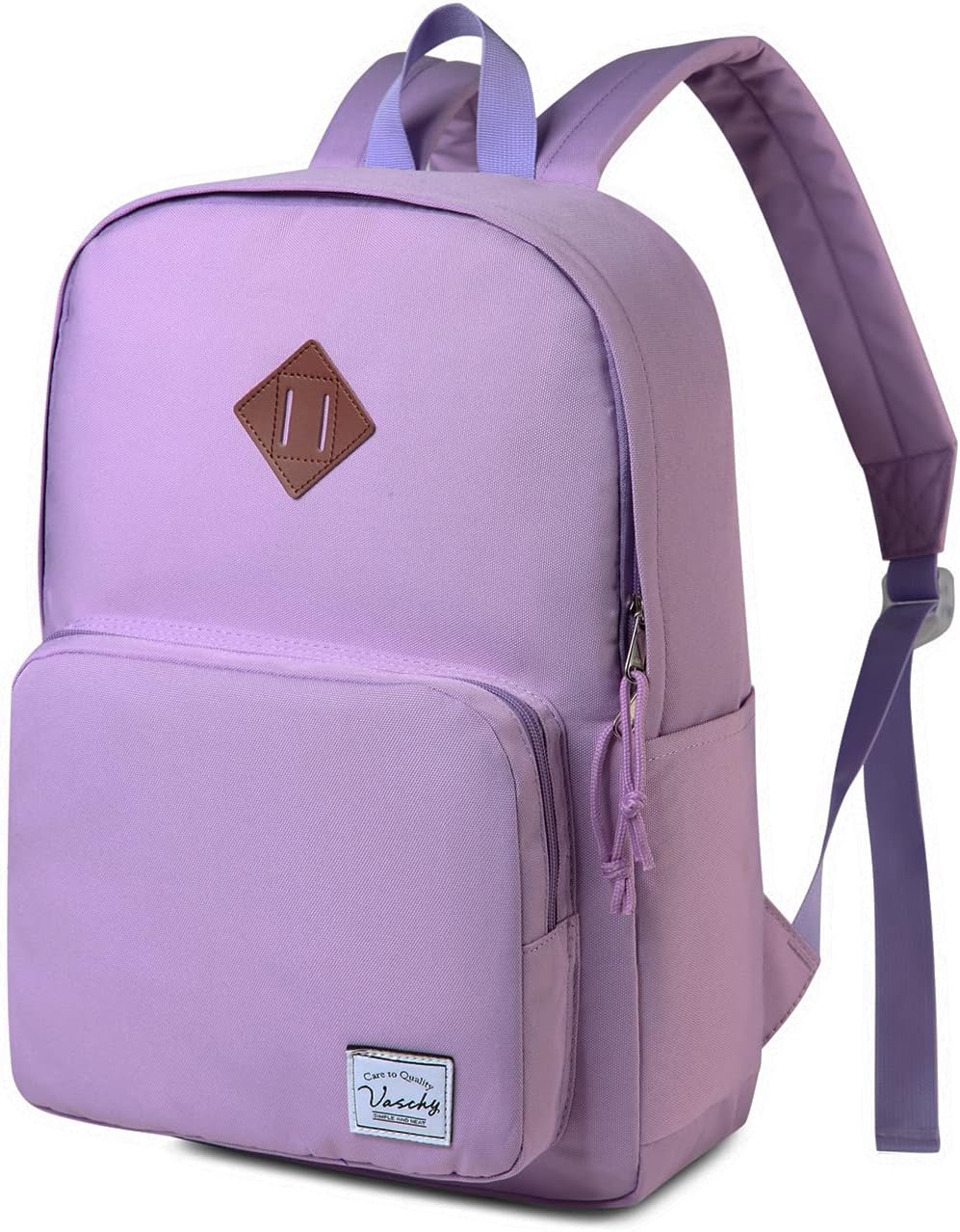 VASCHY Lightweight School Backpack for Women with Sleeve for 14" Laptop - PuriLite