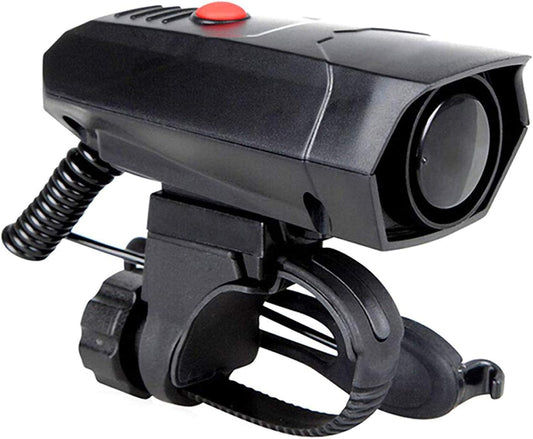 TT-life 120dB Loud Bike Horn, Cycling Bicycle Handlebar Ring Bell Horn with 2 Levels of dB Mode and 5 Different Sounds Black - PuriLite