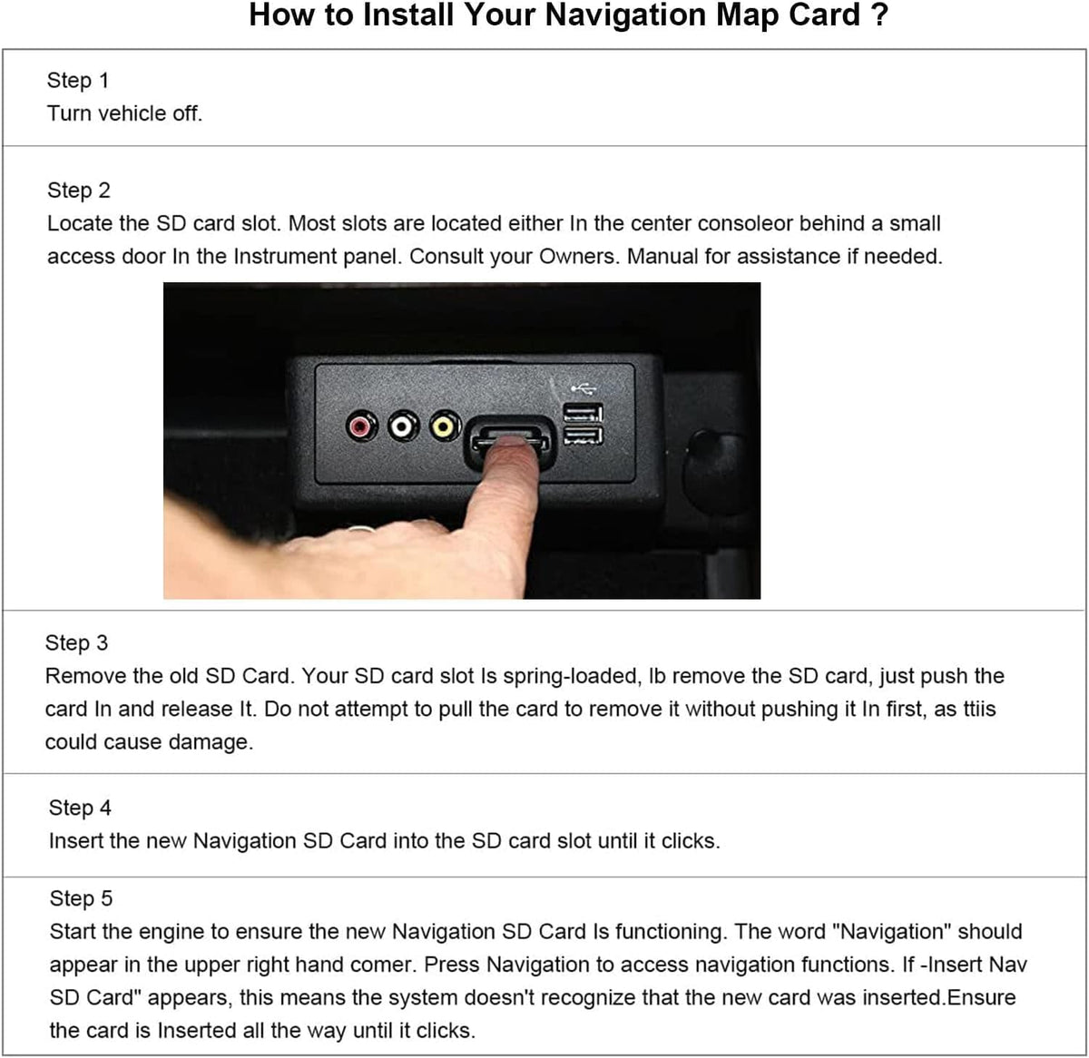2024 Latest Version Navigation sd Card Fits Ford/Lincoln Newest GPS Card Updated A15 Canada Maps-GM5T-19H449-AJ - PuriLite