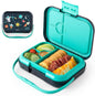BOZ Kids Bento Lunch Box - 4 Compartment Kids Lunch Containers for Ages 3 to 7 - Leak Proof, Dishwasher Safe - PuriLite