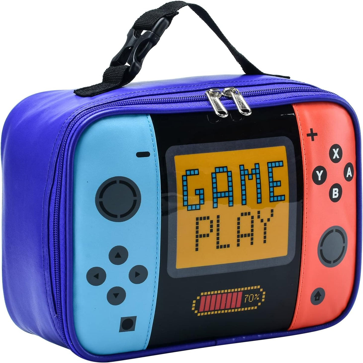 Kids Lunch Bag Insulated Back to School Reusable Tote Lunch Box for Girls Boys-Game Play - PuriLite