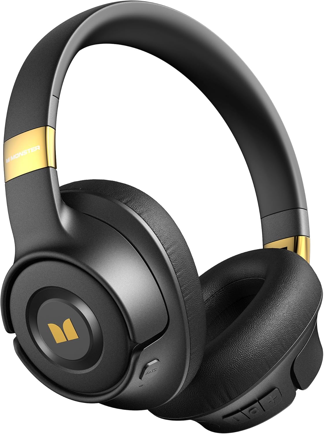 Monster Persona SE ANC Active Noise Cancelling Headphones, Bluetooth Headphones Over Ear with 60H Playtime, HiFi Stereo Audio, Deep Bass, Wireless Headphone for Home Office - PuriLite