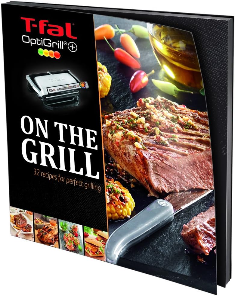T-fal Optigrill, Electric Indoor Grill, 6 Auto Cooking Modes, Smart Sensor Techology, Nonstick removable plates, Stainless Steel Exterior, Panini Press, Precision Grilling - PuriLite