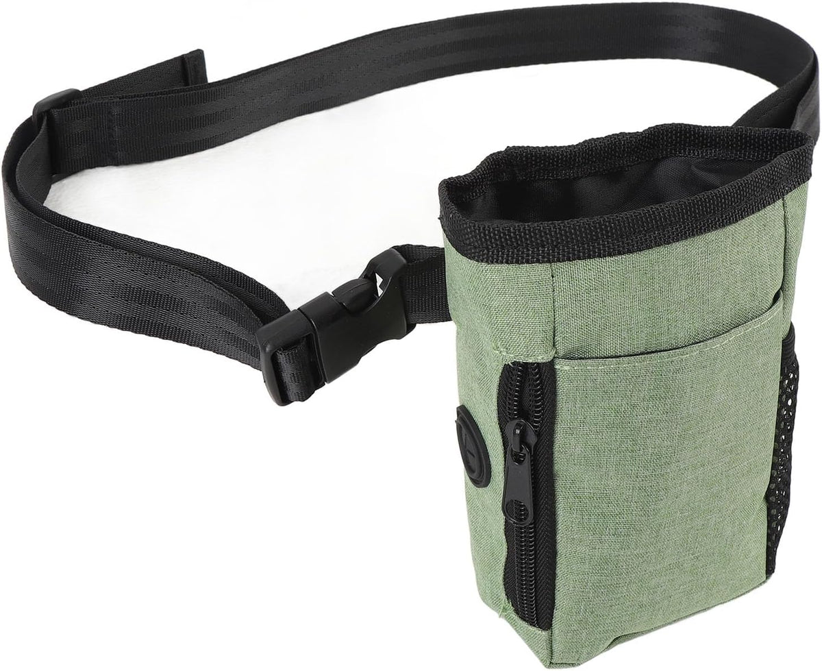 Dog Treat Bag with Clear Window, Portable Dog Training Treat Pouch, Multifunction Oxford Cloth for Outdoor Training, Ideal Pet Training Treat Pouches with Secure Seal - PuriLite