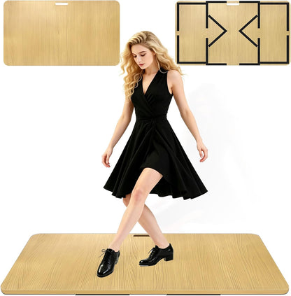 48"x27" Portable Tap Dance Floor Mat Non-Slip Shock Absorbing for Home