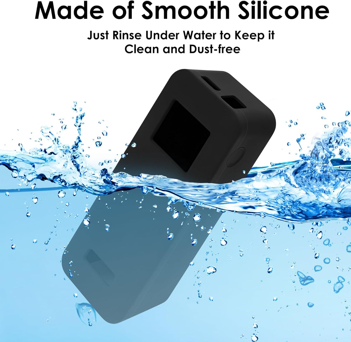 Power Bank Silicone Case, Compatible with Anker 27650mAh 250W Power Bank, Fully Protective, with Precise Interface Openings, Shockproof and Portable (Black) - PuriLite