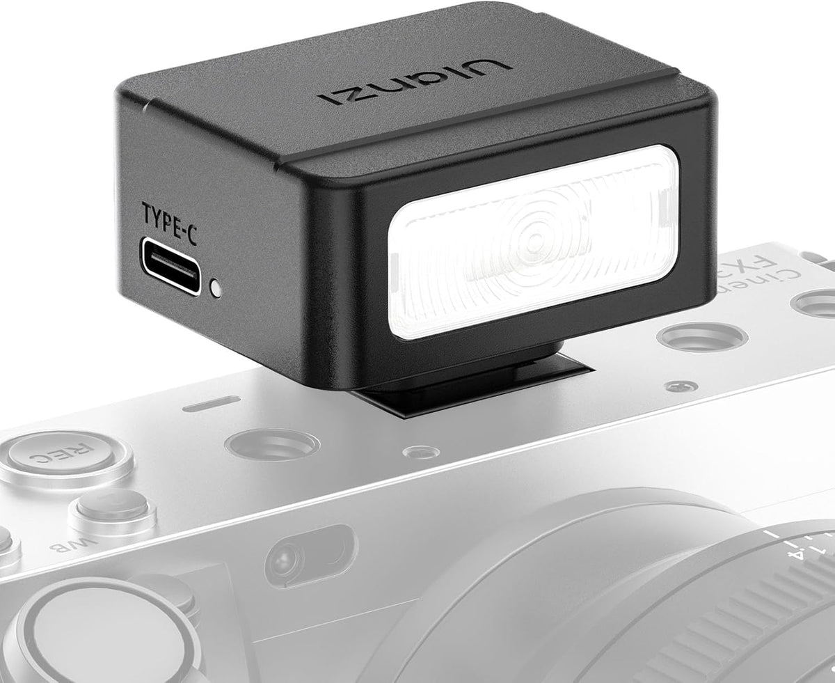 ULANZI SL03 Camera Flash with Video Light GN8 Speedlite Mini Flashlight for Canon Fuji Sony Nikon and Other DSLR Camera NOT FIT Sony ZV -1F - PuriLite