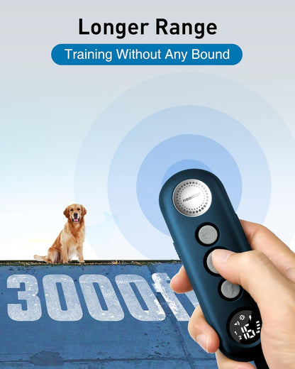 ABBIDOT Shock Collar (8-120 lbs) - Small Size Dog Training Collar with Remote Waterproof Rechargeable Dog Shock Collar with Remote E Collar for Small Medium Large Dogs (Light Pink) - PuriLite