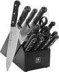 HENCKELS Solution Razor-Sharp 16-pc Self Sharpening Knife Block Set, Chef Knife, Bread Knife, Steak Knife, German Engineered Informed by 100+ Years of Mastery - PuriLite