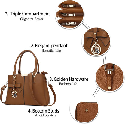 KKXIU Trendy Tote Bag for Women Lightweight Oxford Big Capacity Shoulder Purses and Handbags - PuriLite