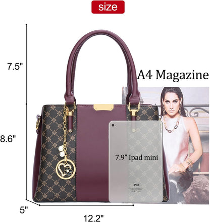 KKXIU Trendy Tote Bag for Women Lightweight Oxford Big Capacity Shoulder Purses and Handbags - PuriLite