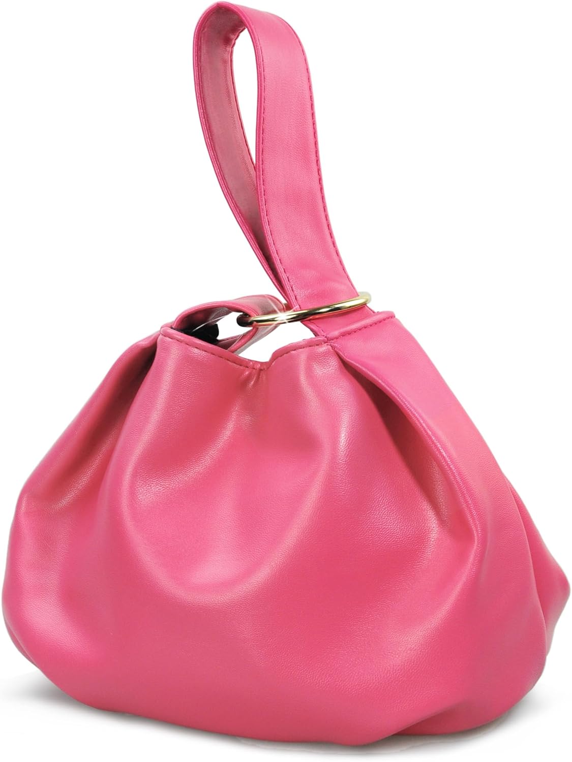 Women's Clutch Soft Vegan Leather Hobo Top Handle Bag Small Tote Purse - PuriLite